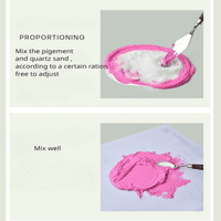 Yiomxhi kvarcni pijesak početnik tekstura slikanje pigment teksture slikanje ružičaste plaže valovi