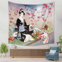 Tapiserija estetske umjetnosti Početna Pozadina Tkanina Decor Poklon Japanski tapiserija za dnevni boravak