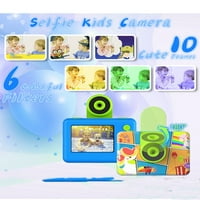 Ushining vodootporna dječja kamera Digitalna igračka za digitalnu igračku 180 ° Rotirajući 20MP Unise