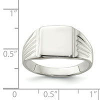 Sterling srebrni 11x otvoreni prsten za povrat novca - veličine 10