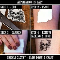 Potpuno sredstvo za vodootporne tattoo otporne na lice lažne umjetničke kolekcije - svijetloplava