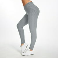 ŠumayShe yoga hlače za žene mjehurići dizanje vježbi fitness trčanje s visokim strukom