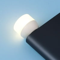 Okrugli laptop Reading Power Bank USB utikač LED noćna noćna lampica za zaštitu očiju toplo bijela b