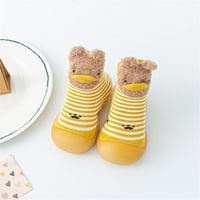 DMQupv djevojke cipele veličine životinjski crtani čarape cipele Toddler topline čarape non kliznu dječje