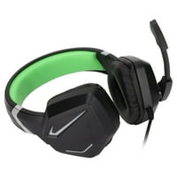 Gaming slušalice, pokretna igara zavojnice preko ušimnim slušalicama Crna zelena sa kontrolom jačine