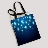 Božićne zvijezde Platnena torba za ponovnu upotrebu TOTE Trgovinske torbe Tote torba