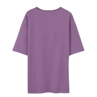 Bluze za žene plus veličine T-majice prevelike majice Ljeto kratki rukav labavi tunički vrhovi XL