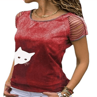 Bomotoo dame majica kraljevska majica Gradijent TEE boemian tunika Bluza Loungeward Pulover Cat Green