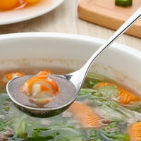 Gotofar Soup Ladle Food Clue Hrst-Otporna od nehrđajućeg čelika Suffer Suffer Sofe Soft Potvir Serving