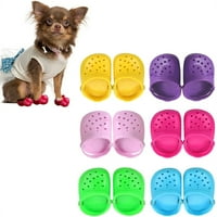 Štene bombonske boje sandale s neravnim suplomnim papučama, prozračnih mekih mrežasti papuče za pse
