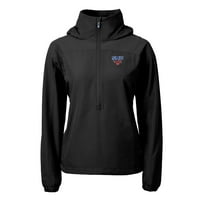 Ženski sekač i Buck Black Smu Mustangs Charter Eco Reciklirana polu-zip anorakska jakna