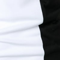 Advoicd Bijele muške košulje modne muške uniforme kratkih rukava Stretch Pique Polo