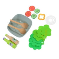 Set simulacijskog salata Igrati Drvene igračke za salatu Dječje igračke