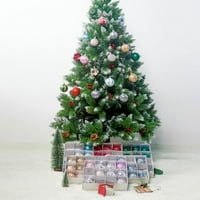 Postavite luksuzne božićne božićne božićne kuglice božićni ukrasi domaćinstvo za viseće ukrašavanje