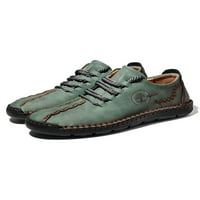 Prednji protok Muškarci Kožni natikači Haljina Ležerne cipele Hodanje Vintage Poslovne cipele Muške