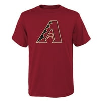 Mladi Crveni Arizona Diamondbacks Logo Majica primarnog tima