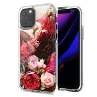 Za Apple iPhone Pro šareni cvjetovi dizajn dvostruki sloj telefona