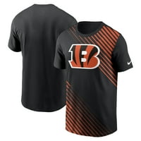 Muški Nike Black Cincinnati Bengals Yard Line Modna majica Asbury