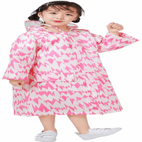 Rush Kids Rain Jacks Lagan vodootporan kapuljač kapuljača, Crvena, L S3090