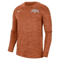 Muški Nike Texas Orange Texas Longhorns Srednjosrna utakmica Dan brzine Performanse dugih rukava majica