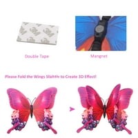 Leptir zidne naljepnice 3D dekor leptira za zidne naljepnice za uklanjanje zidova Kućna dječja soba