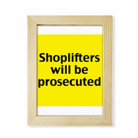 Logo Shoplifters bit će procesuiran radnu površinu ukras okvira za fotografije Display umjetnička slika