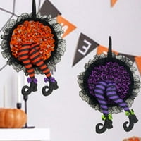 Creative Halloween vještica dizajna veštica, rustikalni jednostavan dekor, jeseni viseći vijence jesenski