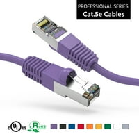 200ft CAT5E zaštićena Ethernet mrežom pokrenuta kabl ljubičasta, pakovanje