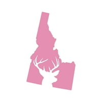 Idaho Deer State naljepnica Decel Die Cut - samoljepljivi vinil - Vremenska zaštitna - izrađena u SAD
