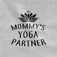 TStars Boys unise yoga pokloni yoga majice baby joga mammy's joga partner mama i baby smiješna humora