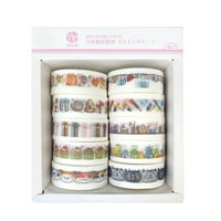 10Rolls Fashion Hand Račun književnosti Scrapbooking papir traka Dopisnica Naljepnice Dekorativna traka