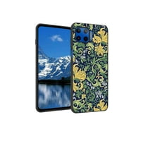 Kompatibilan sa moto jednom 5G THE TELEFONS-futrom, premium-boemijski-swirly-vintage-cvjetni-dekorativni-William-Morris-Style-3-