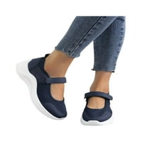 Gomelly Dame casual cipele Comfort tenisice Wedge Mary Jane Magic Tape Walk cipele Sports Plave 6.5