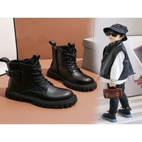 Rotosw Unise Kids Short Bootie Casual Up Combat Boot Vanjska vodootporna strana Zip čizme za gležnjeve