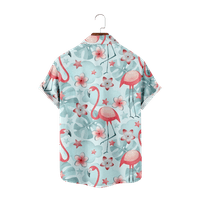 Zeleni list i flamingos Havaii Beach Boys Košulje Tanke tkanine The Baby Thirts Ljetna dječja dječja