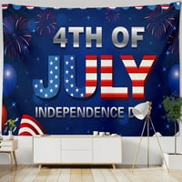 4. jula Tapiserija za spavaću sobu, patriotsku noć nezavisnost Američka zastava Tapiserija zida, soba