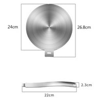 Zexumo od nehrđajućeg čelika za kavu mlijeko posuđe Simmer prstena indukcijsko ploče ploče za ploče