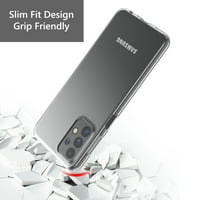 Slim-Fit Gel TPU Telefon za telefon za Samsung Galaxy A 5G, sa zaštitnim zaštitnikom od kaljenog stakla