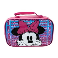 Minnie miuse ručak torba Izolirana ružičasta w Disney povuci gornja boca vode 16oz set