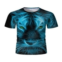 Grianlook muns majica košulja kratkih rukava s kratkim rukavima TOP majica Muškarci Tiger timed bluza