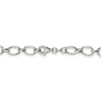 Sterling srebrni rolo lanac ogrlica Privjesak šarm Fanm Fine nakit Idealni pokloni za žene Poklon set