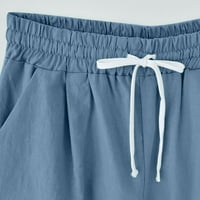 GAECUW posteljine za žene Ljetne široke nogu hlača salonske pantalone Zvučne hlače Duksevi Labavi baggy