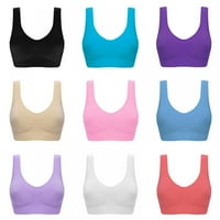 Žene Sport Bras Yoga Fitness Crop Rezervoar Torp u grudnjaku Back Smooking Gym Workout Top Brassiere