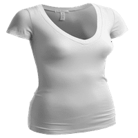 Osnovna osnovna majica za žene s kratkim rukavima V vrat