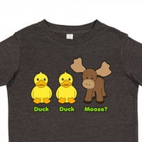 Inktastična patka patka Moose? Poklon mališač majica majica ili toddler djevojka