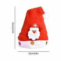 Zadebljana božićna kapa obučena odmora Nova godina Svečana zabava Dekor Božić Santa Poklon Velvet Non