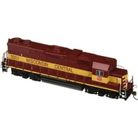 Bachmann vozovi ho skale 1: Wisconsin centralna lokomotiva, crvena