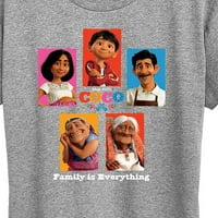Coco - Porodica je sve - grafička majica kratkih rukava kratkih rukava