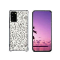 Ručno crtano-priroda - telefon - dizajniran za Samsung Galaxy Note Case Soft TPU za djevojke Boys poklon,