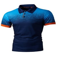 NOLLA MENS Polo majica rever vrat T majice Dugme za majice Muškarci Ležerni pulover Bluza kratkih rukava